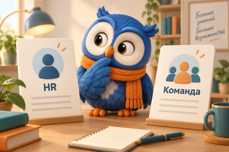 Карточки программ для HR и управления командой на рабочем столе.